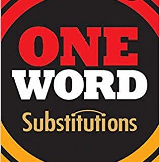One word substitution