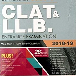 CLAT & LL.B Entrance Exam Solved Papers Book