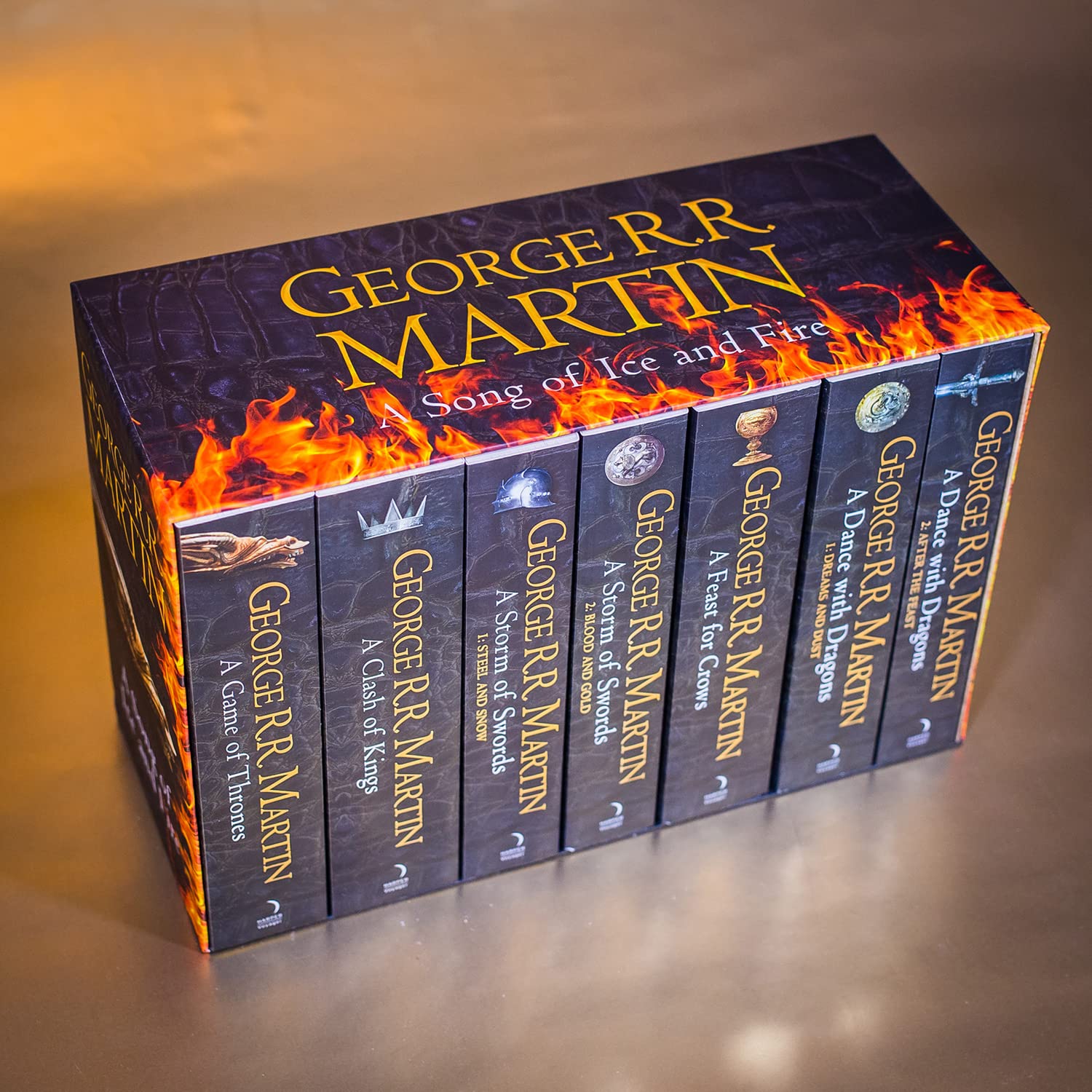 A GAME of THRONES Book Series Lot Of 4 By George R.R. Martin. Paperback  1,2,3,4